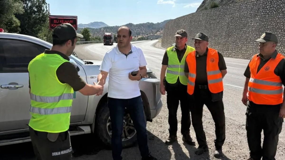 OZM Daire Başkan Yardımcısı Gülenay, Gölbaşı'ndaki mobil kontrol noktasını ziyaret etti